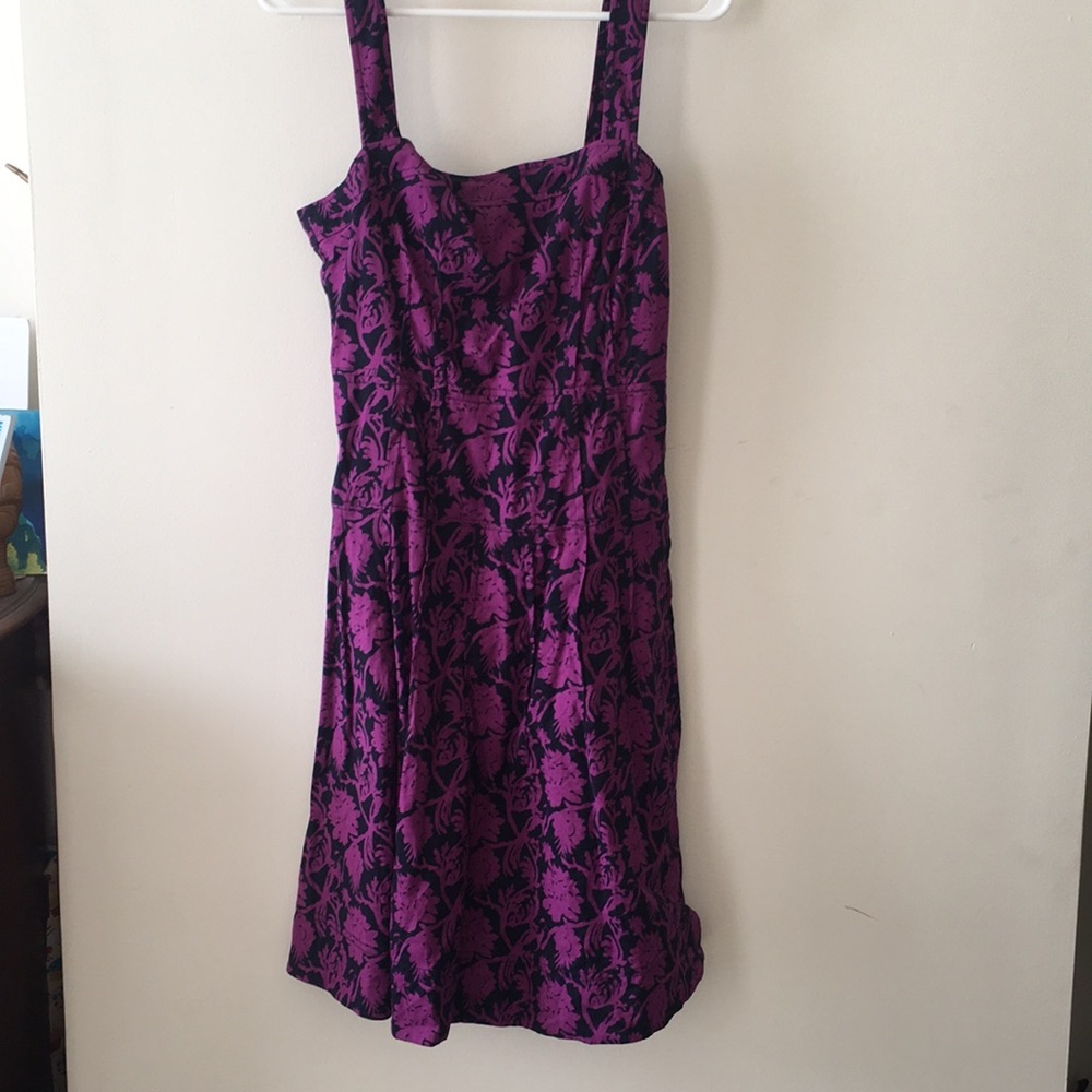Tory Burch purple and black summer dress
